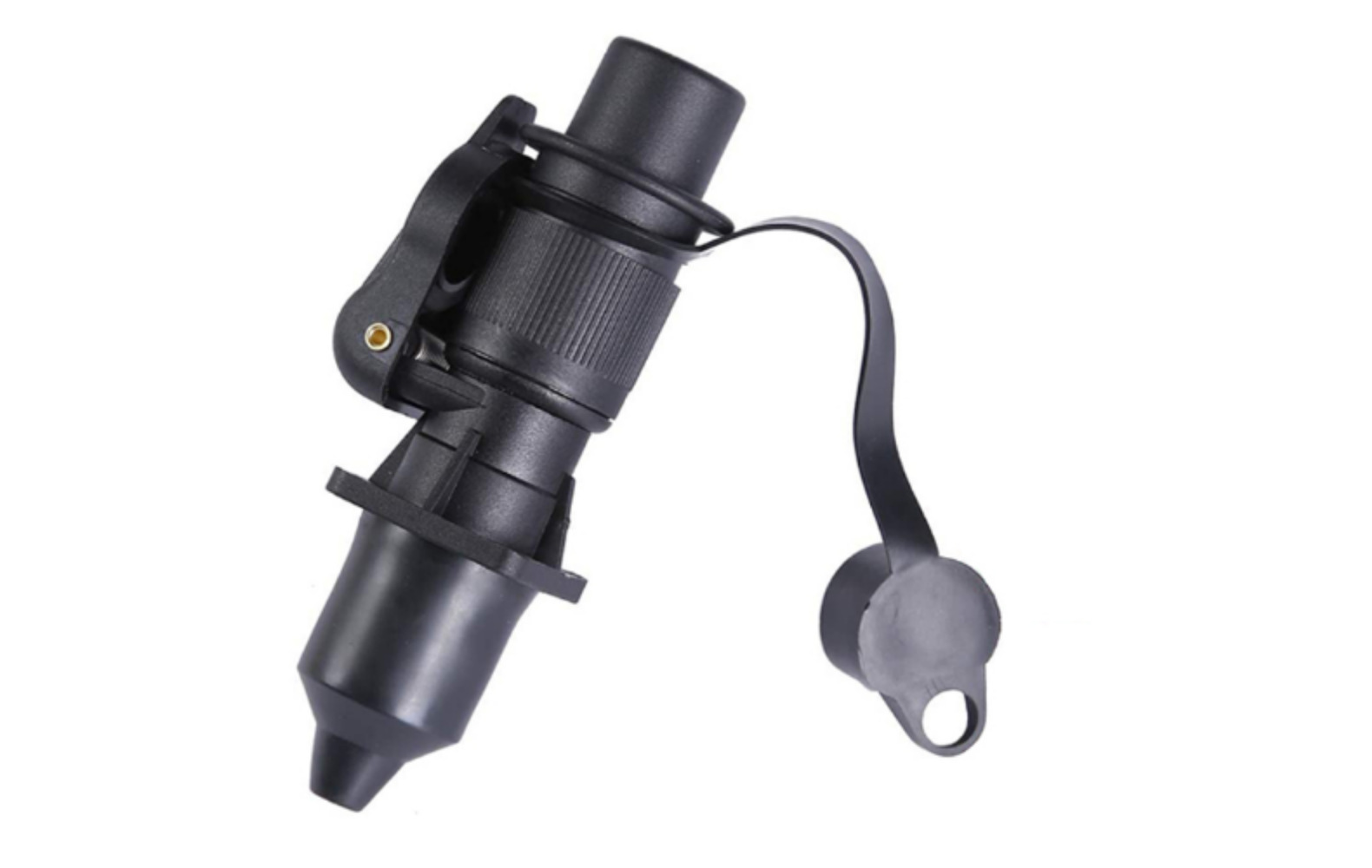 European-style car 3-hole plug 3-core socket trailer adapter truck interface RV power cord socket connector