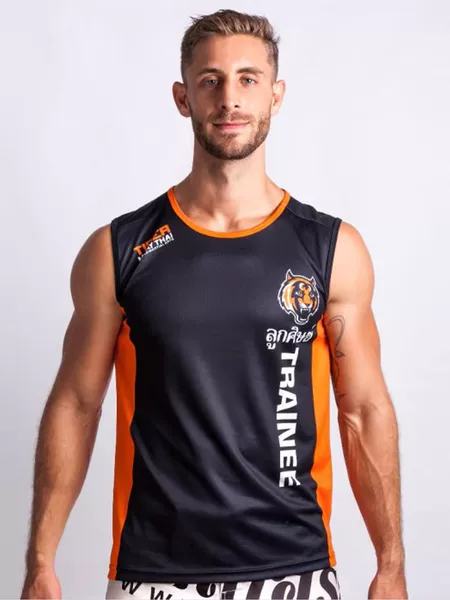 Ufc Tiger Team Sports Quick-Drying Breathable Muay Thai Sanda Fighting Sleeveless Mma Training Vest