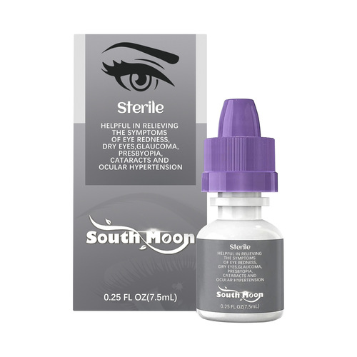 South Moon Eye Drops Eye Care Repair Eye Fatigue Dry Eyes Redness and Dazzling Eyes Eye Care Solution