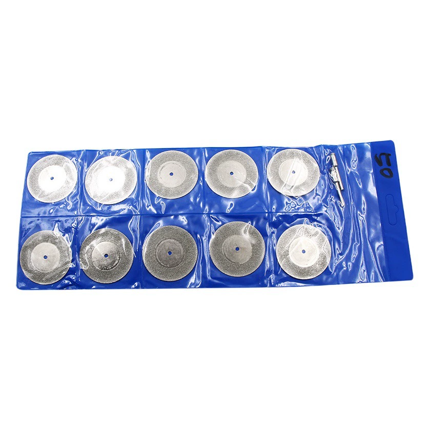 Шлифовальный элемент для зубов Наждак маленькая шлифовальная деталь электрическое шлифовальное пильное полотно Нефрит маленький ломтик 3 мм Стержень гальванический алмазный режущий элемент