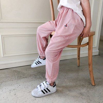 男女童装儿童防蚊裤宝宝薄款夏季中小童洋气空调裤子外穿2021新款