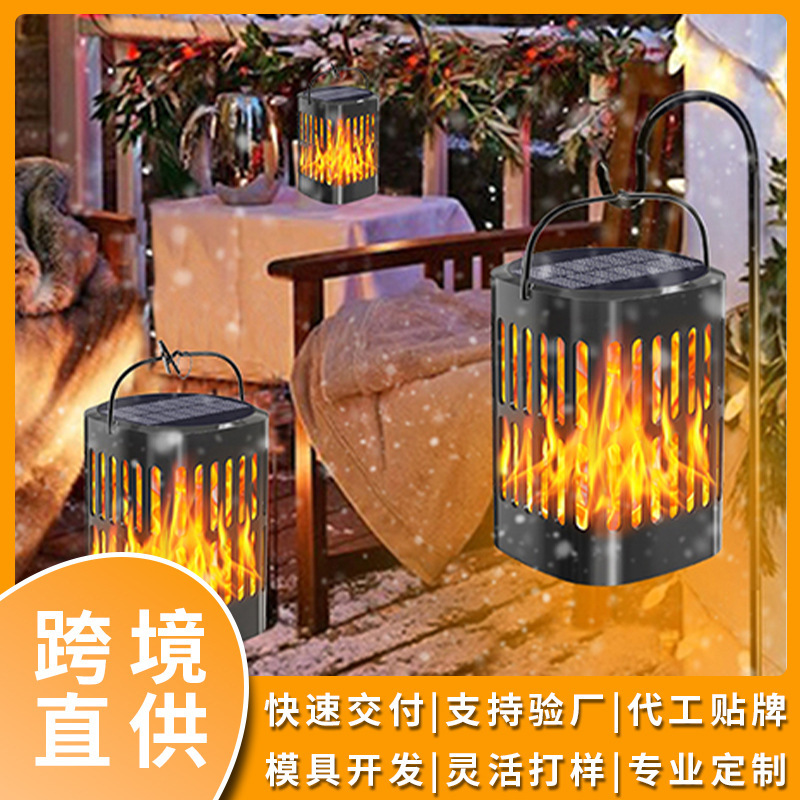 Outdoor Solar Flame Light 96Led Waterproof Landscape Light Courtyard Garden Decoration Lawn Light Warm Light Hanging Plug-In Light Outdoor Solar Flame Light 96Led Waterproof Landscape Light Courtyard Garden Decoration Lawn Light Warm Light Hanging Plug-In Light