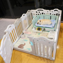 豪华狗笼别墅法斗狗狗隔离笼小型犬栅栏室内狗猫咪围栏宠物用品