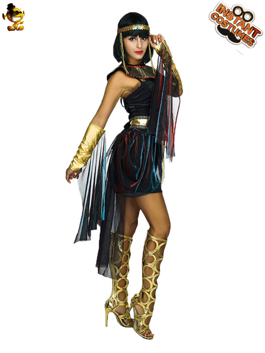 Halloween de las mujeres adultas Cleopatra rol etapa rendimiento traje Cosplay partido image 3