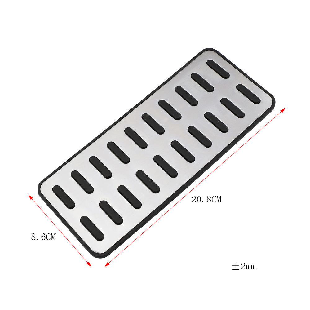 Suitable for Hyundai Reina Ix25 Creta Stainless Steel Anti-Slip Accelerator Brake Rest Area Foot Pedal Modification