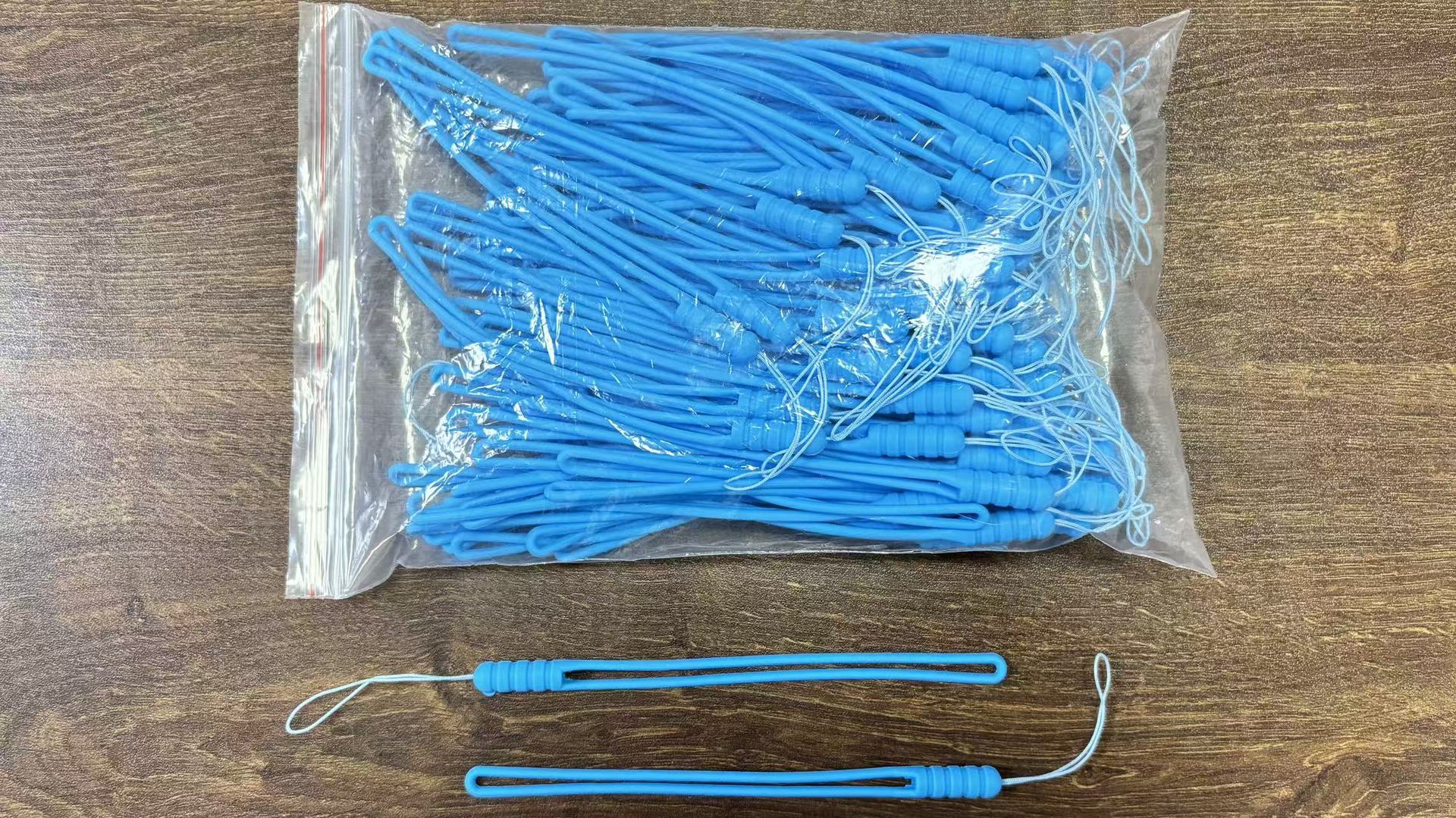 Cordón de silicona cuerda de muñeca creativa Altavoz U disco eslinga corta instrumento de reposición de agua líquido sensación de silicona Cordón de teléfono móvil