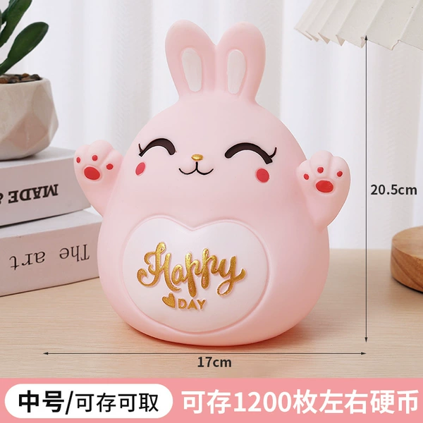 New medium size happy bunny (pink) - can be deposited and withdrawn⚑