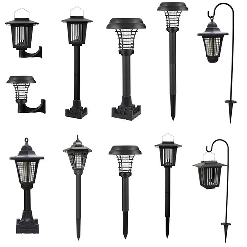 Solar mosquito killer lamp outdoor mosquito killer household physical electric shock mosquito repellent outdoor waterproof balcony lighting mosquito killer lamp