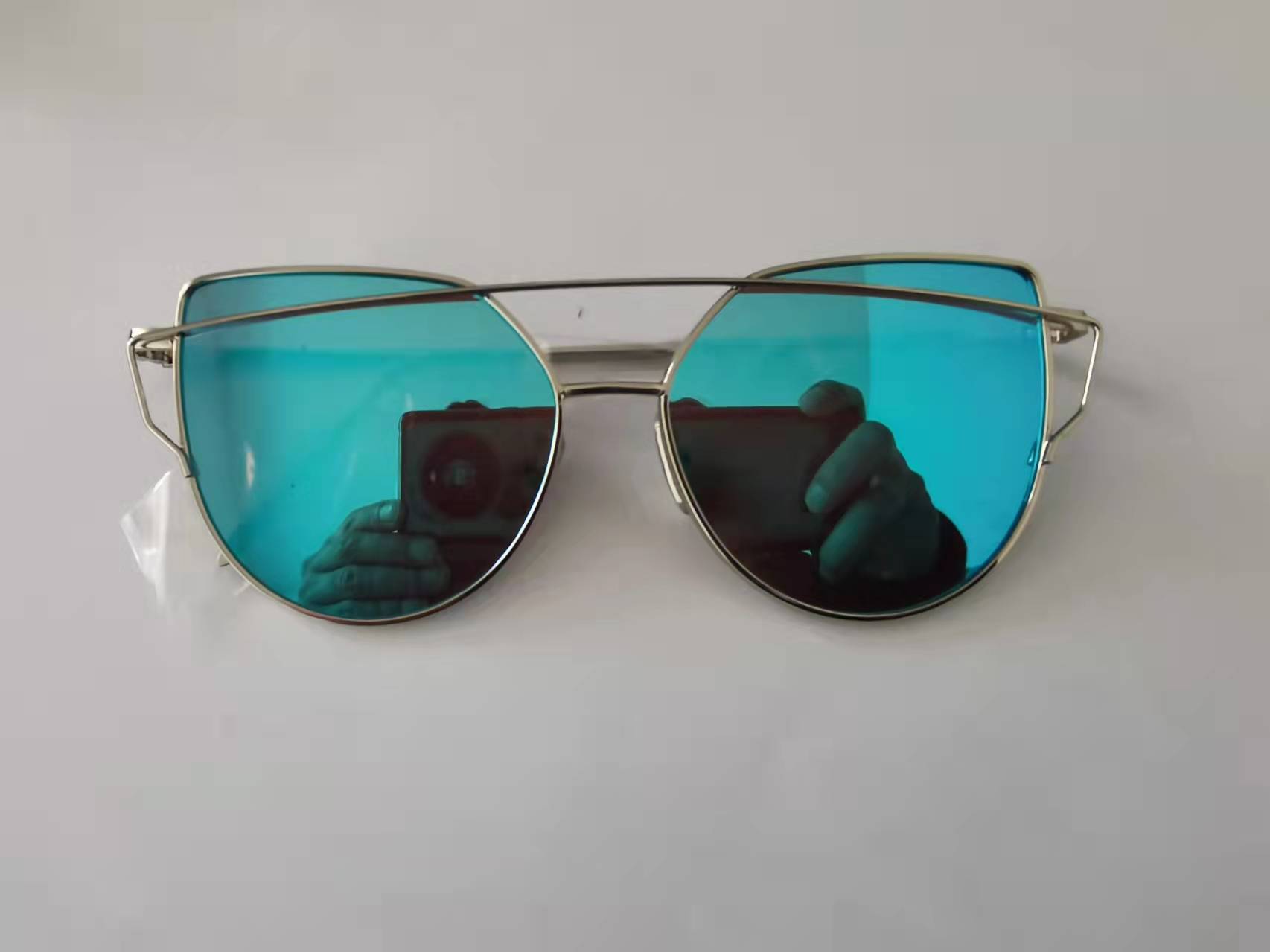 실버 프레임 아이스 블루 필름