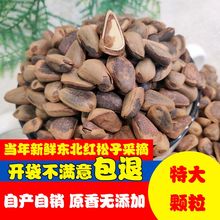 2026新货东北特产手剥开口红松500g重特大原味儿童食品松子松树