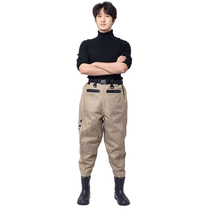 新しいカチオン腰丈ウェーダー、ウエストパンツ、ルアギア、海水パンツ、ストリームフィッシング、ハーフボディ防水フィッシング|undefined