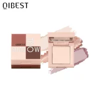 QIBEST3 в 1 мини-коробка для теней для век Перламутровый поляризованный стерео матовый естественный новичок