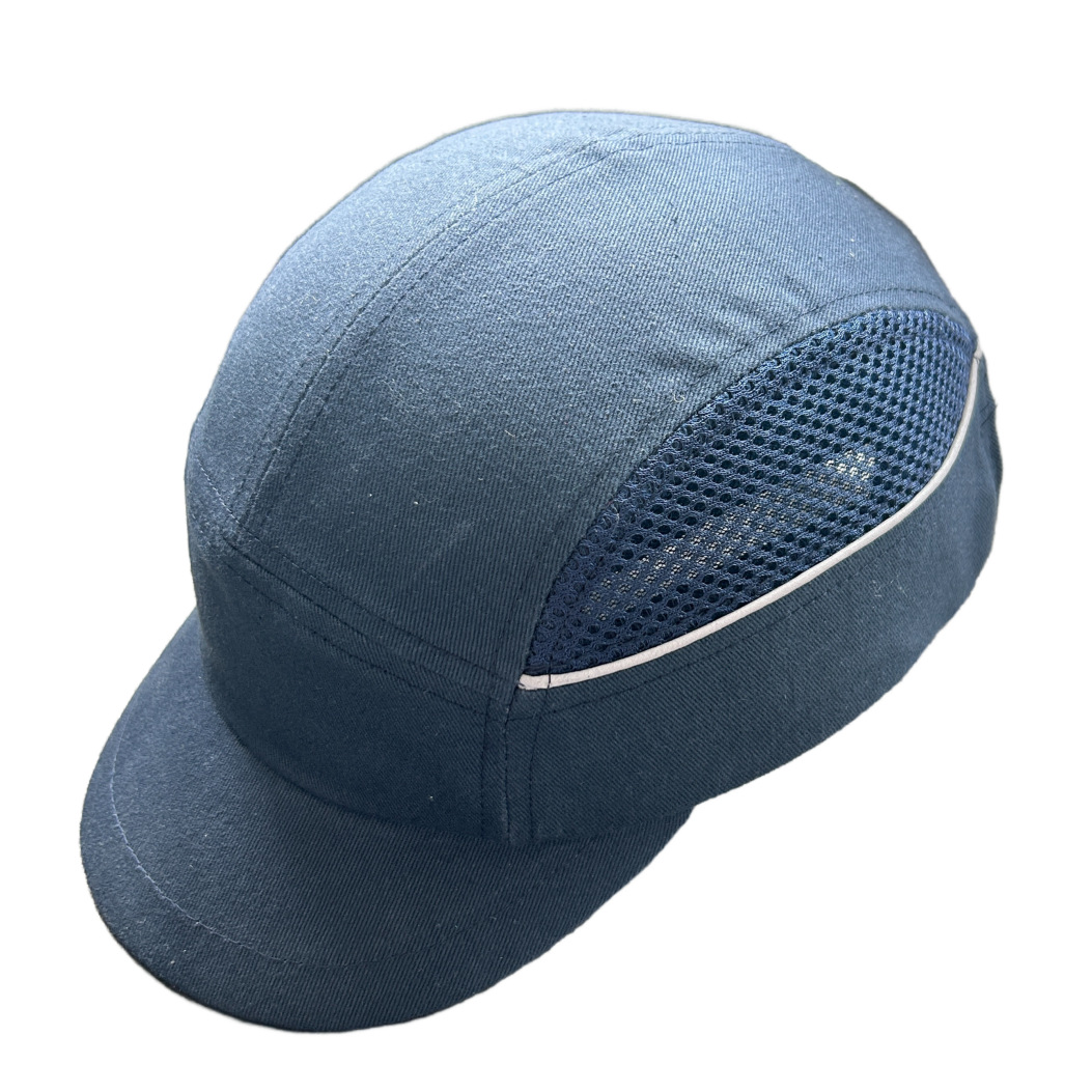 鸭舌轻型安全帽透气车间防护布帽ABS内壳棒球工作帽工厂 防撞帽