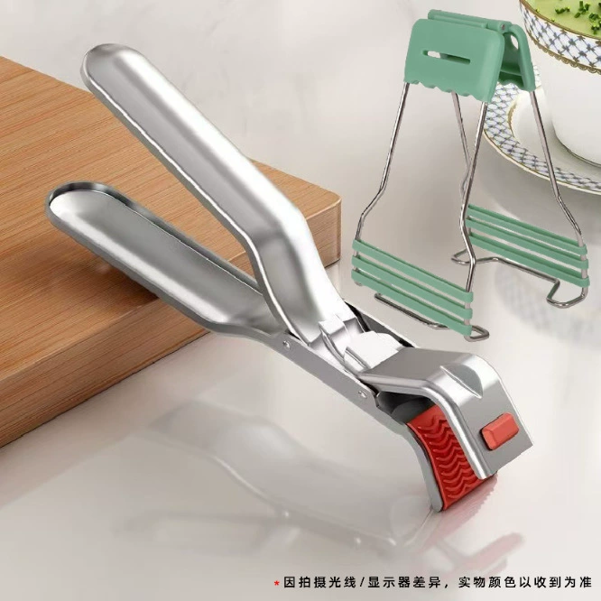 Зажим для миски из нержавеющей стали, предотвращающий ожоги, зажим для овощей на пару, зажим для тарелки, бытовой противоскользящий подъемник для тарелок, тарелка для пароварки в духовке, рука, предотвращающая ожоги