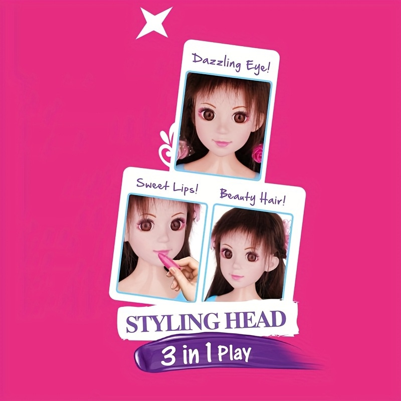 Fábrica de suministro de maquillaje para niños en casa maquillaje juguetes de peluquería para niñas vestido modelado muñeca set juguetes