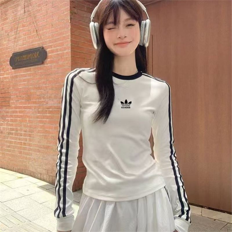 Women's Long-Sleeve Modal Cotton Spring/Summer T-Shirt, Slim Fit, Tight-Fitting Top, Sporty Casual Style, Versatile Women's Long-Sleeve Modal Cotton Spring/Summer T-Shirt, Slim Fit, Tight-Fitting Top, Sporty Casual Style, Versatile