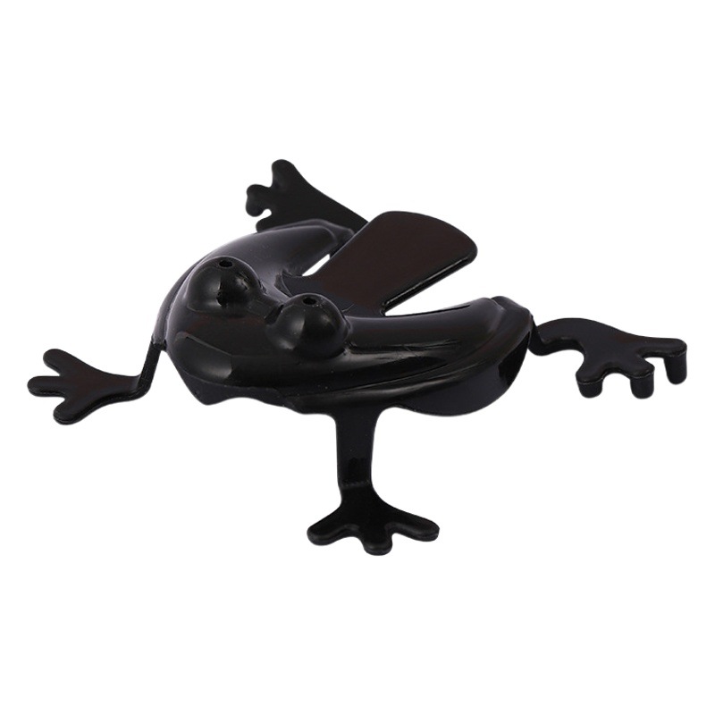 Solid Color Frog Plastic Bounce Frog Jumping Frog Children's Educational Toys Classic Nostalgic Gifts for Men and Women