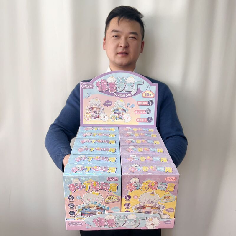 DIY Miniature House Micro Scene Hands-On Construction of Mini Food Stalls Wholesale Educational Institution Points Redemption Gifts