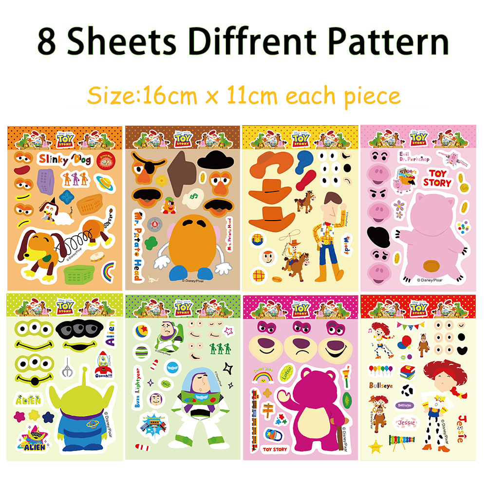 Una variedad de dibujos animados genuino película carácter pegatinas DIY equipaje refrigerador teléfono móvil pad guitarra computadora agua taza pegatinas