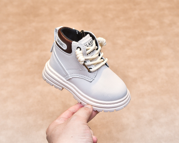 Kindermartinstiefel Aus Leder Für Jungen Und Mädchen Herbst_voghion.com