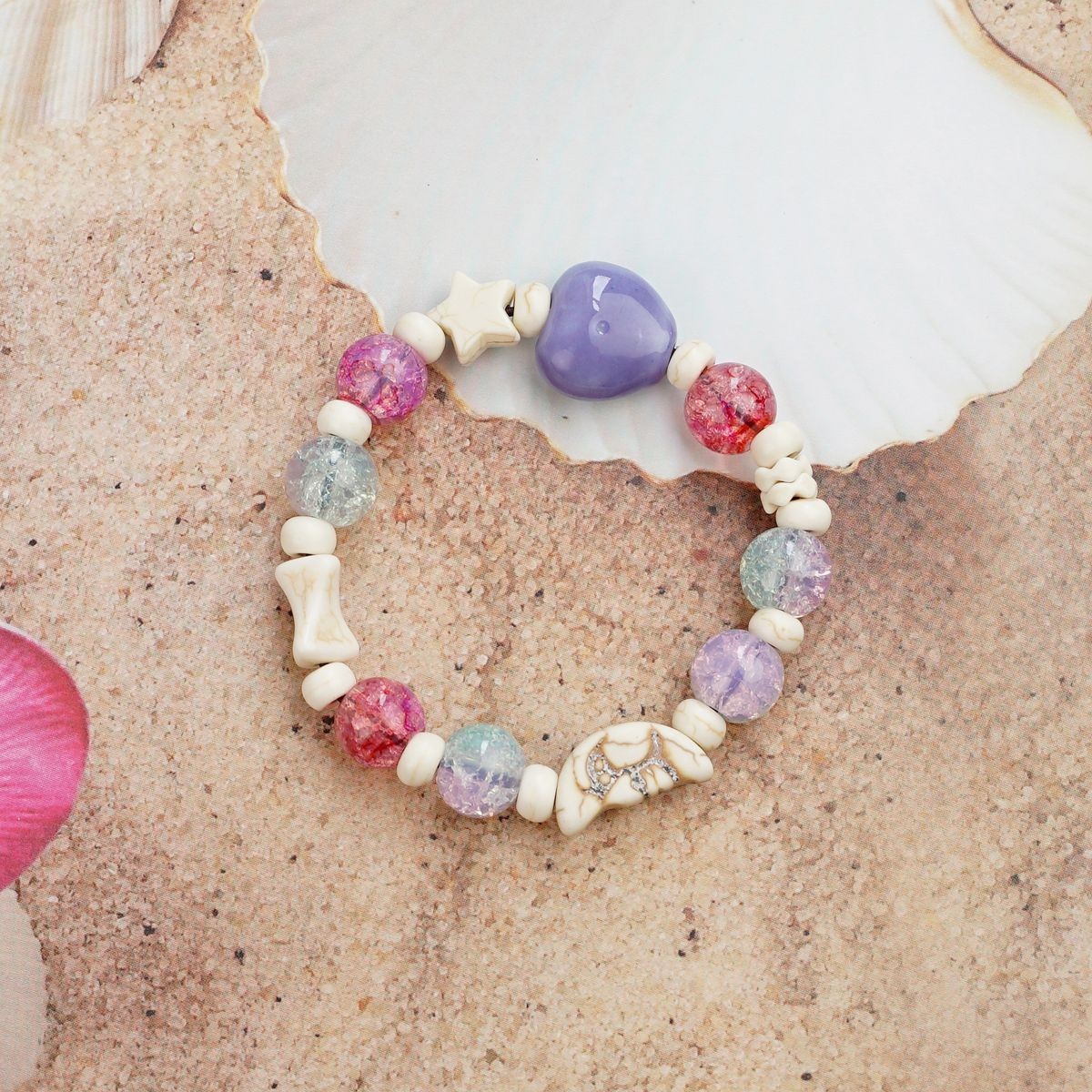 Pulsera de Cerámica para Mujer Hecho a Mano Diseño de Gato image 227