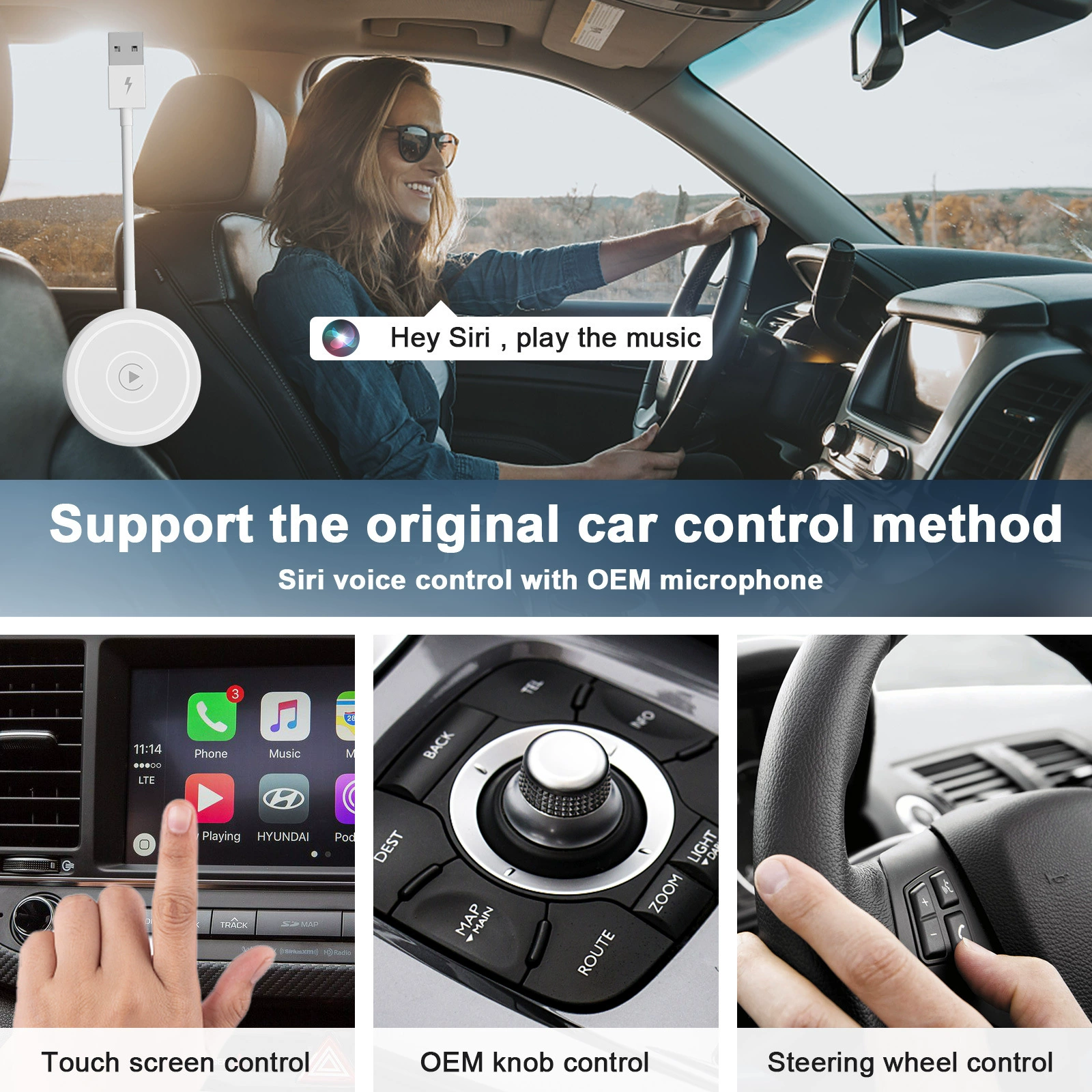 Carplay box Android13 car interconnection screen aibox wireless Android auto car interconnection box