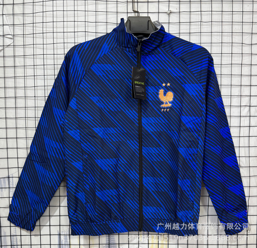 Chaqueta Bordada retro de manga larga y gruesa Manchester United Barcelona Inglaterra Brasil Real Madrid Liverpool image 14