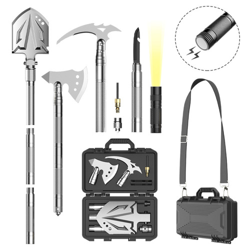 Outdoor shovel engineer shovel set military shovel camping equipment camping engineer folding shovel multifunctional engineer shovel