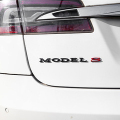 Applicable Tesla Model 3 YXS letter car logo sticker metal rear badge high-performance SpaceX modification