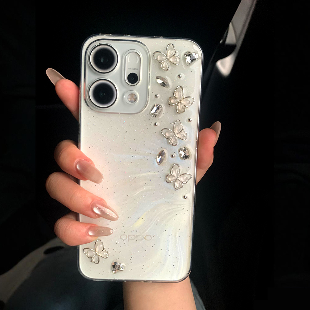 Rhinestone Butterfly Suitable for Vivos30/S20 Phone Case X300X200 Soft Y500Y100 Cover Iqooneo10/9