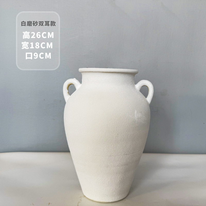 흰색 반투명 ​​귀