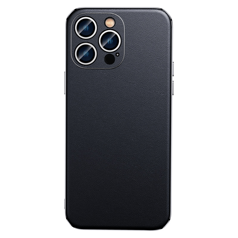 Funda para teléfono móvil iPhone16 nueva cubierta protectora Apple 16promax galvanizada 12 sensación ultrafina de alta gama