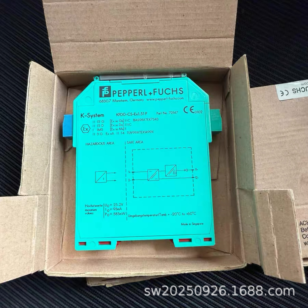 德国P+F倍加福安全栅 KSD2-R0-2 隔离栅全新实拍现货议价