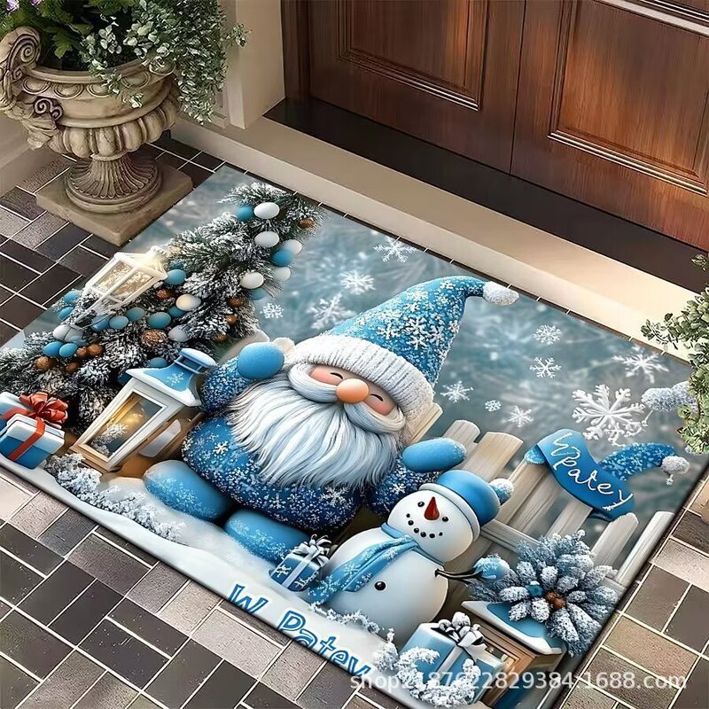 跨境圣诞地垫厨房耐磨易打理脚垫家用卫生间浴室垫入户垫子可批发|undefined