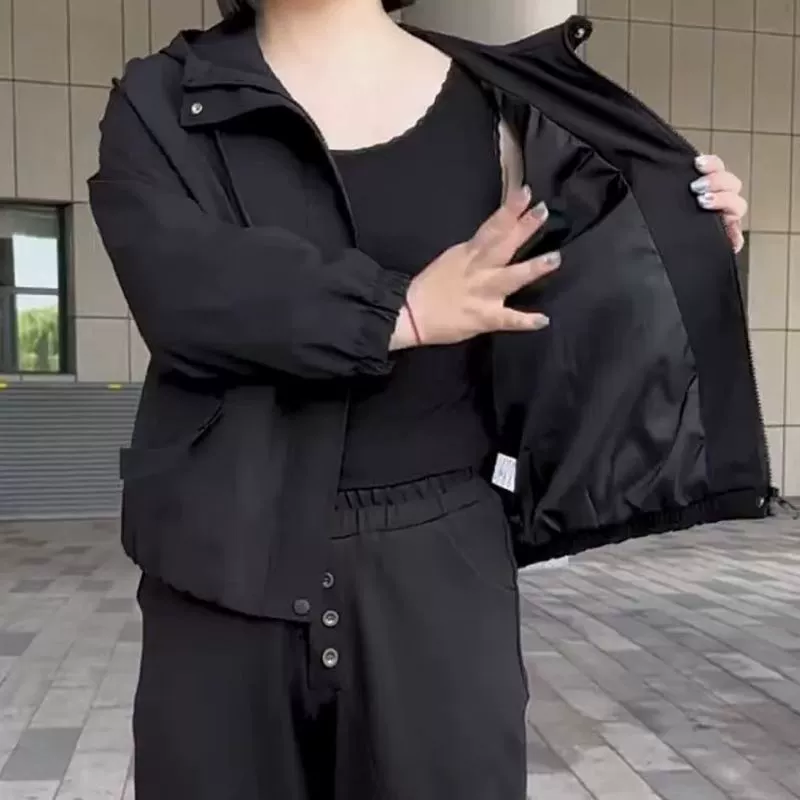 Модное trench coat с капюшоном для отдыха, куртка, яркий запоминающийся стиль, западный стиль, свободный крой