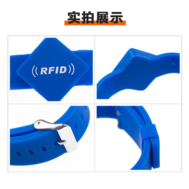 DTB-SW20 RFID シリコンブレスレットコミュニティアクセス制御誘導ウォーターパーク防水 NFC リストバンド|undefined