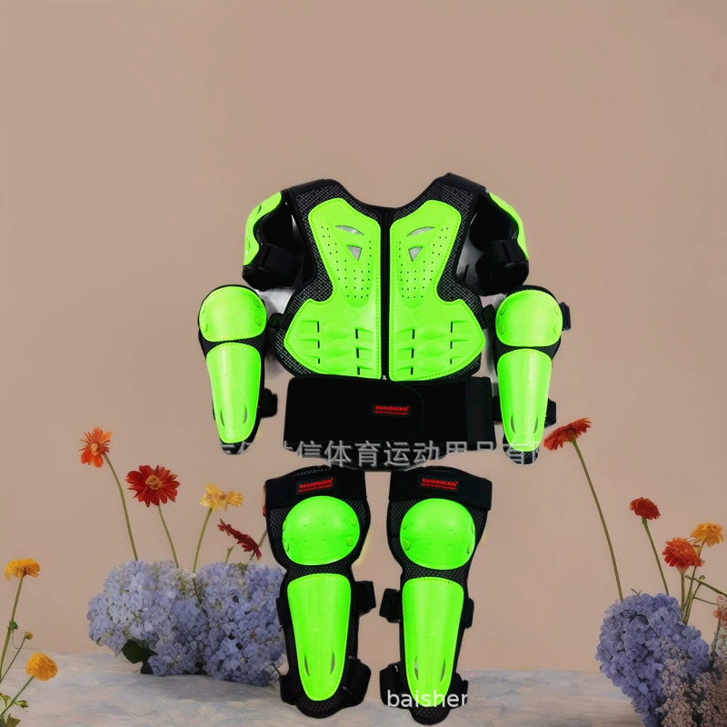 Baishengxin SX081 мотоциклетное защитное снаряжение броня Детский защитный костюм спортивные наколенники налокотники оптом