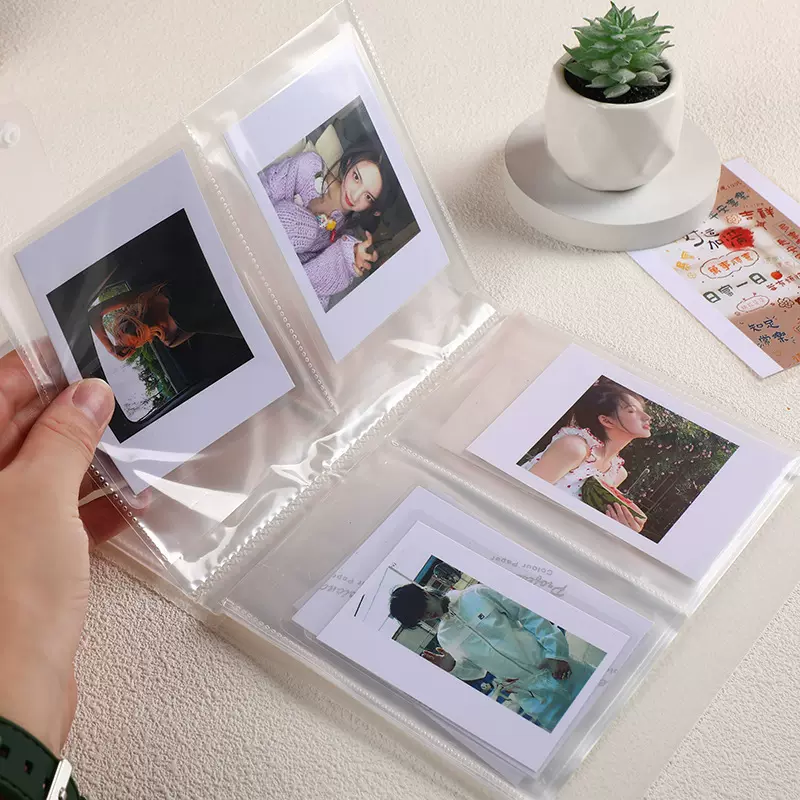 专辑小卡带扣卡册收纳册明信片追星透卡照片收集册车票孕检收纳册