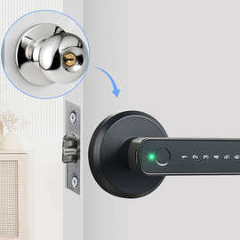 免打孔公寓指纹锁100指纹容量 远程管理 批量采购 通通锁木门锁