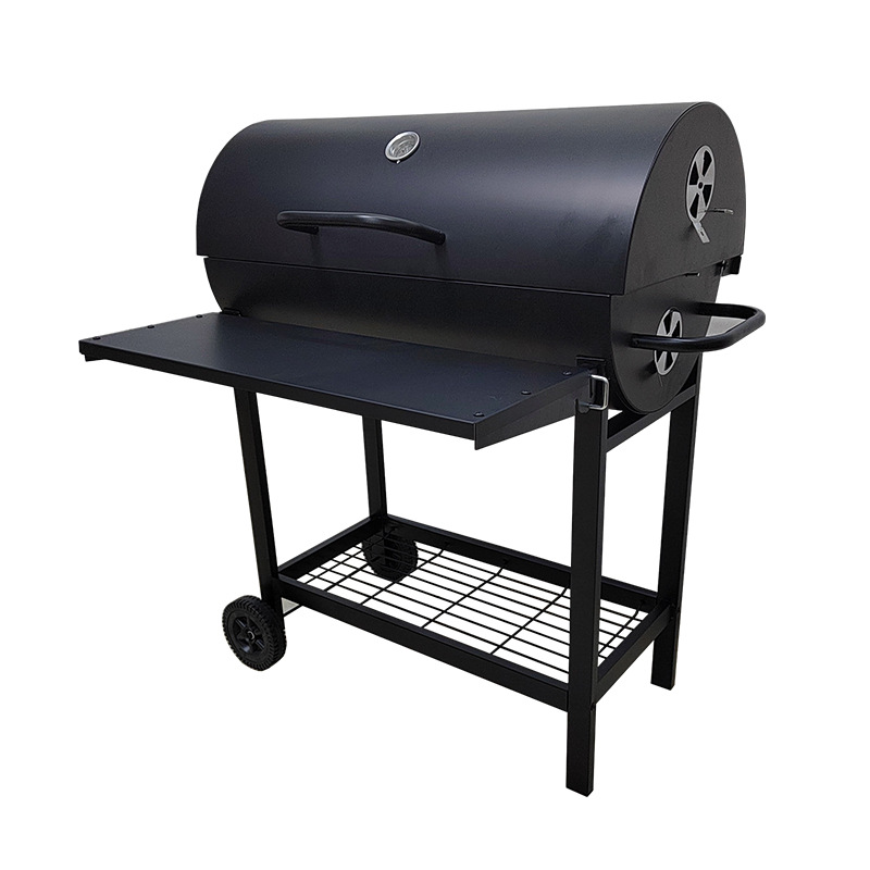 Placa de hierro de 42CM de diámetro, estufa de tambor de aceite, parrilla al aire libre, parrilla doméstica, parrilla de patio, parrilla, parrilla, horno de carbón