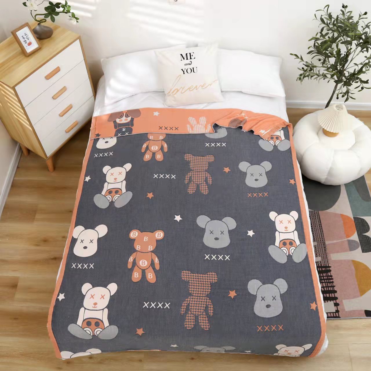 Bamboo Fiber Gauze Towel Blanket