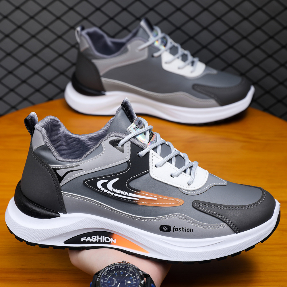 Zapatos transfronterizos de hombre transpirables y cómodos, zapatos casuales de hombre, moda, zapatos de suela gruesa, zapatos deportivos de moda para hombres.
