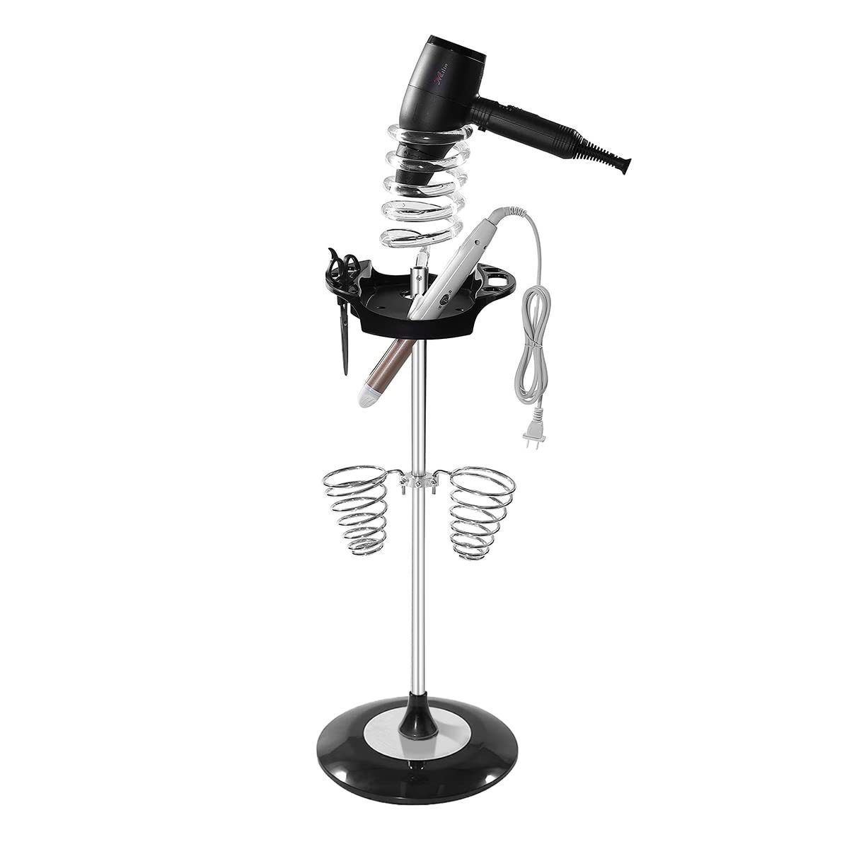 Hair Dryer Rack Floor-Standing Hair Dryer Rack Hair Dryer Stainless Steel Rack Hair Salon Factory Wall-Mounted Hair Salon