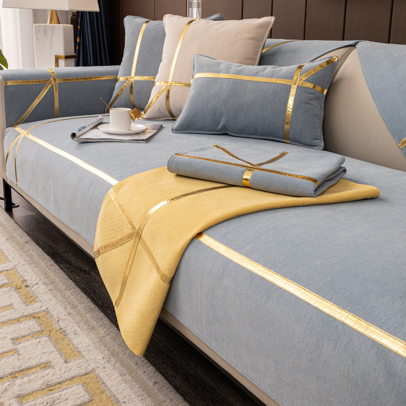 工厂直销现代简约沙发垫四季通用防滑坐垫沙发套罩靠背扶手巾批发