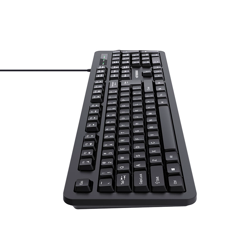 Modern laptop, keyboard, set for office
