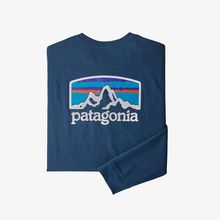 美式Patagonia巴塔哥尼亚户外山峰系列男女同款流行秋长袖T恤打底