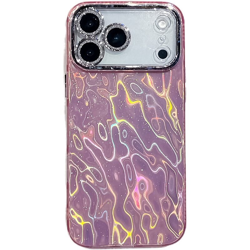 双面覆膜IMD适用苹果17promax手机壳iPhone16E高级锡纸纹防摔跨境|undefined