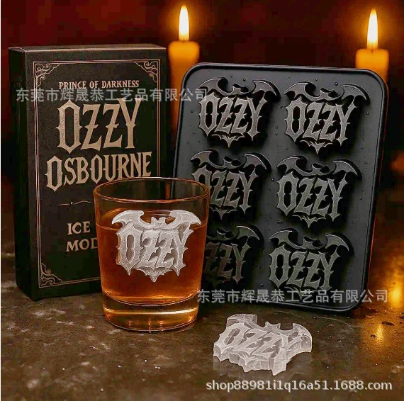 P66DOzzy Осборн Ледяная Куб silikonовая форма Кубик Оззи Осборн Ледяная Куб форма