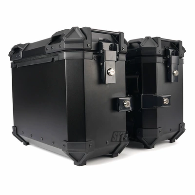 28L45L55L65L80L100L Quick-Release Motorcycle Tail — Motorcycle trunk - 35l-side-box-all-black