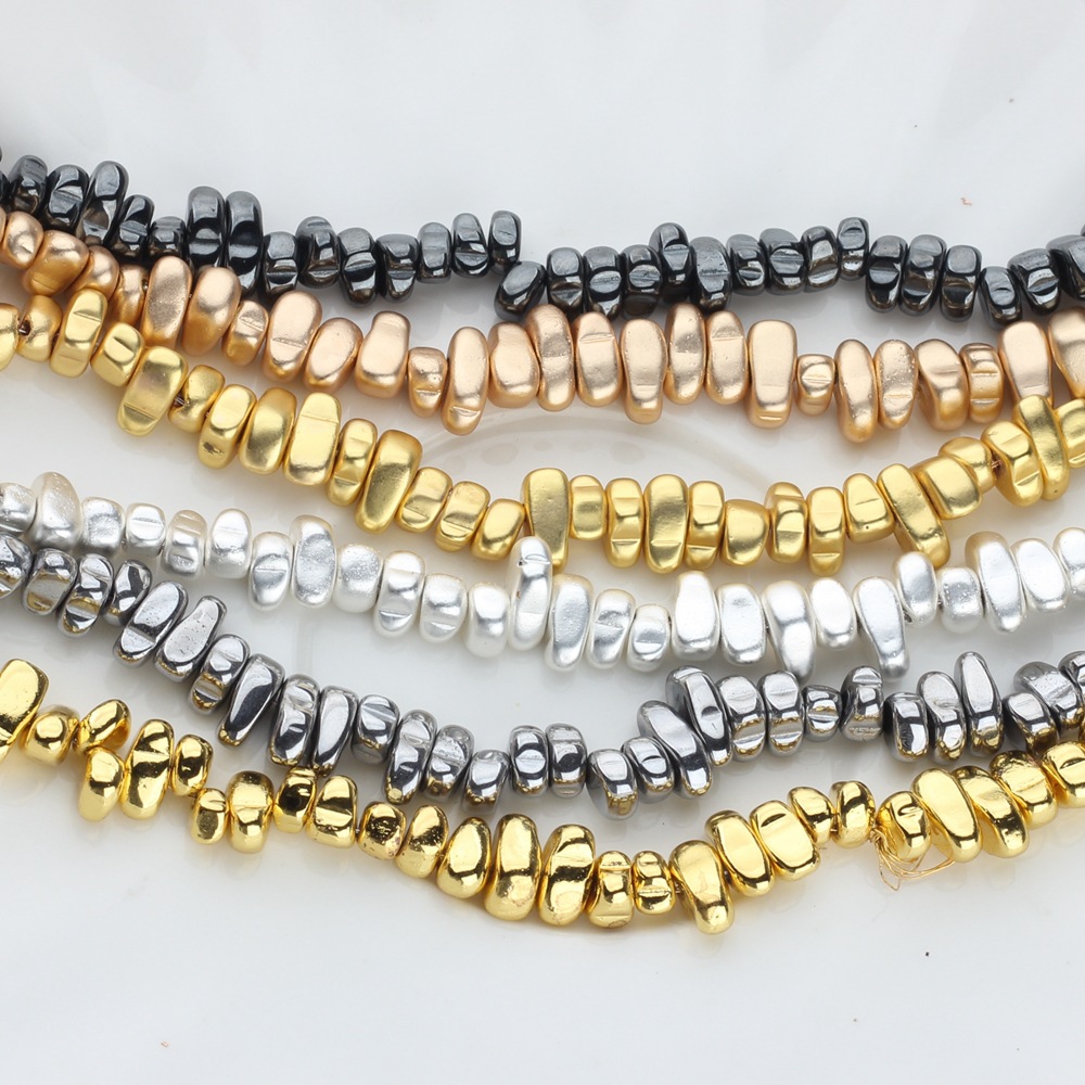 1 Set Natural Stone Irregular Solid Color DIY Jewelry Accessories Beads display picture 6